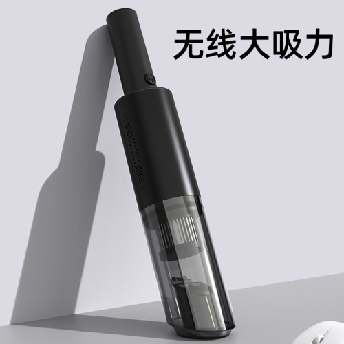 Car-mounted wireless charger portable powerful vacuum cleaner for cars household handheld high-power vacuum cleaner