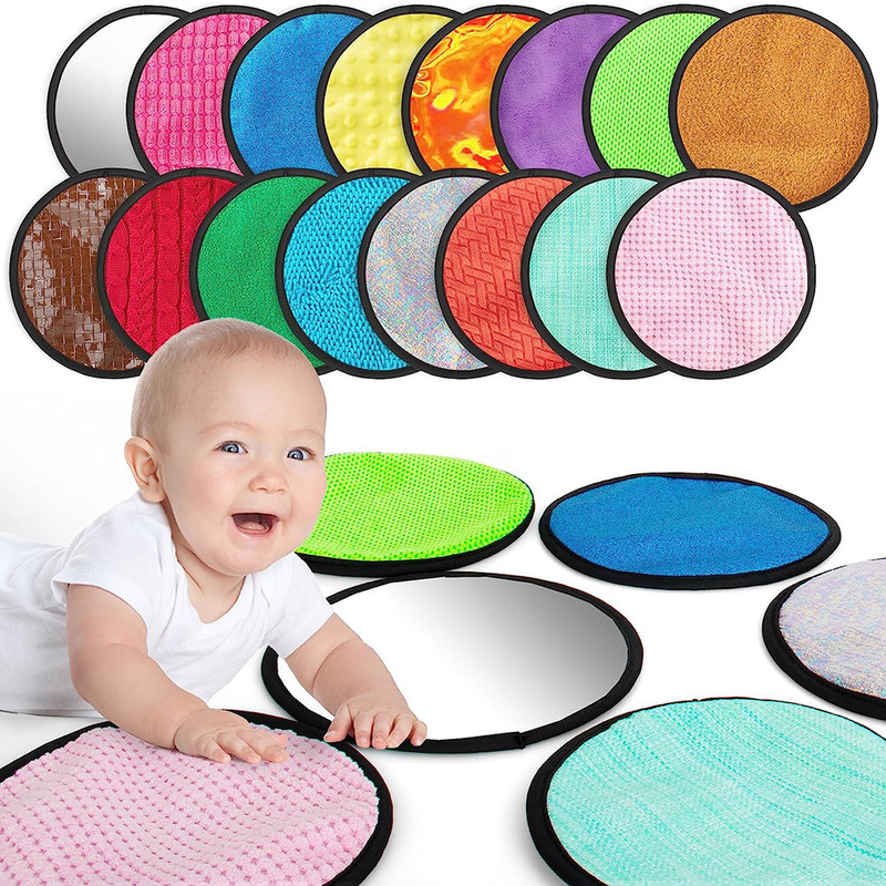16 pieces round texture sensory mini mat autism toddler tactile toys restless activity sensory mat 16 pieces round texture sensory mini mat autism toddler tactile toys restless activity sensory mat
