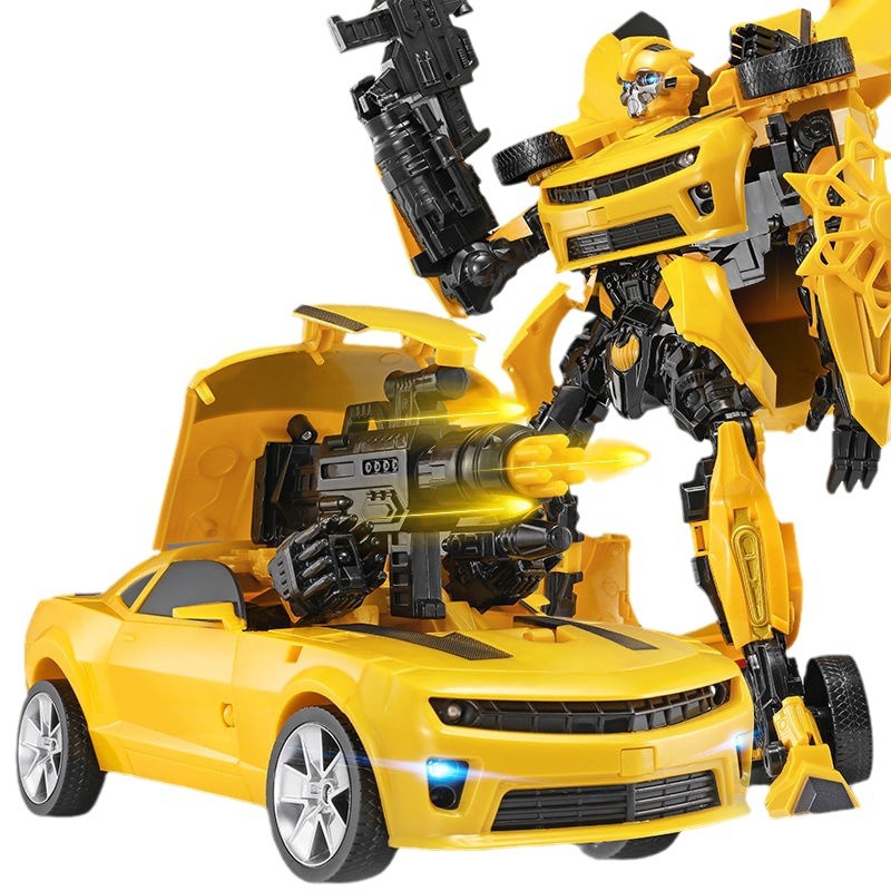 Biến Hình Đồ Chơi Bumblebee Xe Robot Optimus Hình King Kong Mẫu Hợp Kim Phiên Bản Trẻ Em Bé Trai Tặng 6