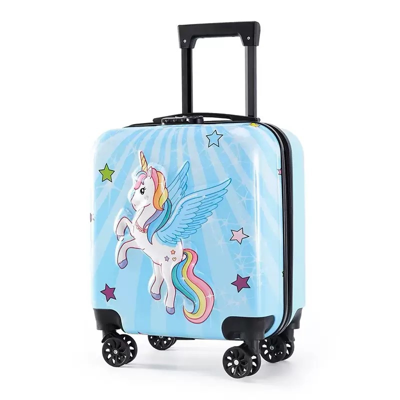 파란색 꼬마 날개 달린 말