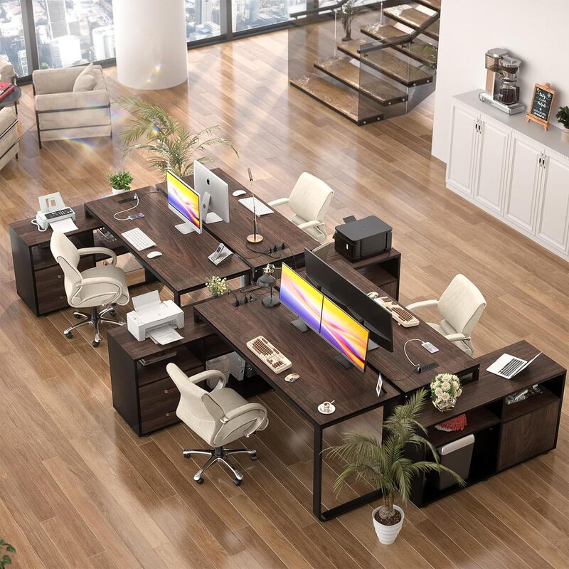 Amazon's Best-Selling Study Desk, Cross-Border Household L-Shaped Computer Desk, Modern and Simple Office Desk with Drawer Storage