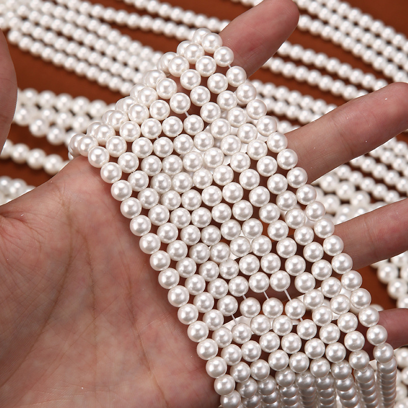 メーカーは南洋貝珠貝殻珠2-12mm施家真珠ビーズ散珠diyアクセサリー卸売りを提供しています。