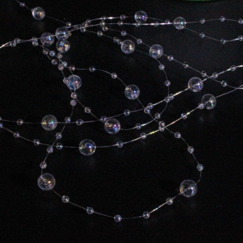 Symphony 8+3 Fishing Line Beads, Baby's Breath Connected Beads, DIY Wedding Bead Chain, Bridal Tiara, Bouquet, Jewelry Accessories Symphony 8+3 Fishing Line Beads, Baby's Breath Connected Beads, DIY Wedding Bead Chain, Bridal Tiara, Bouquet, Jewelry Accessories