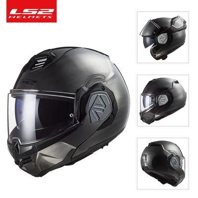 Motorcycle Safety Supplies — Universal Winter Helmet Ff906 - electroplated-graybrushed-l