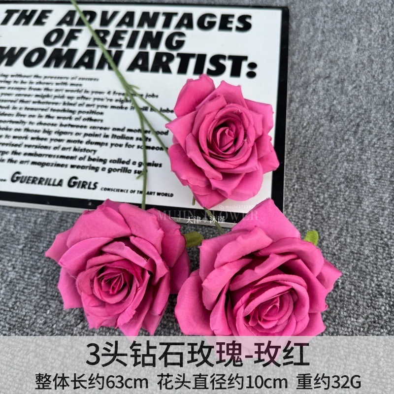 Hoa hồng kim cương 3 nụ