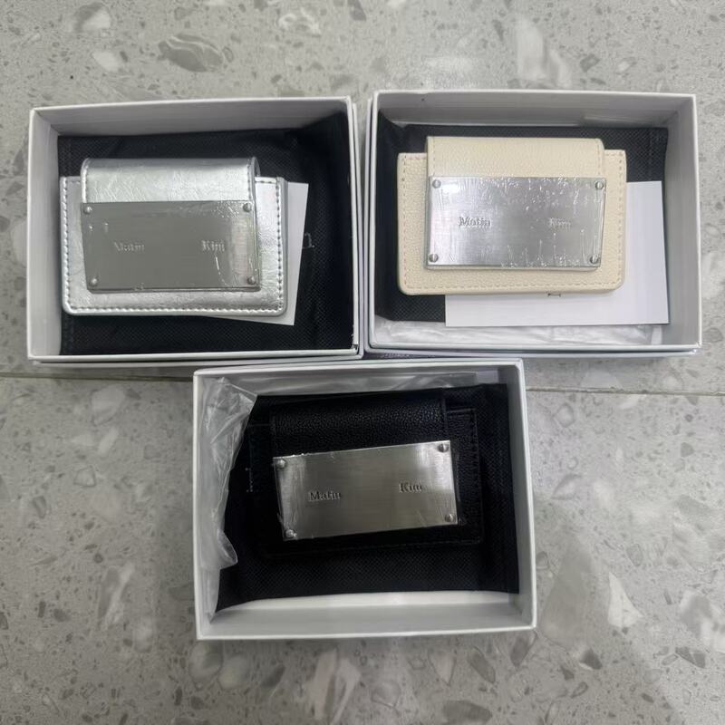 Korean Niche Matin Kim Designer Brand Matinkim Card Holder Classic Simple and Practical Coin Purse Korean Niche Matin Kim Designer Brand Matinkim Card Holder Classic Simple and Practical Coin Purse