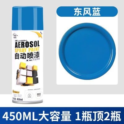 Avtomobil boyası — and white graffiti metal - 61-dongfeng-blue-450mlbottle-spray-paint