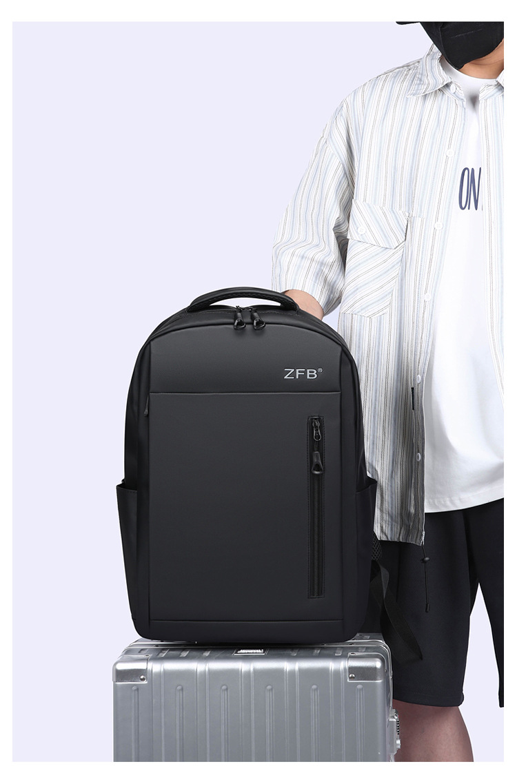 New cross-border wholesale foreign trade backpacks for men, Korean version, large-capacity schoolbags for junior and senior high school students, simple commuting computer bags undefined