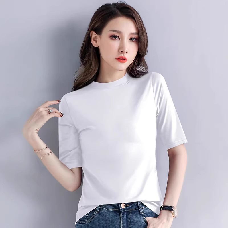 흰색 반고깃 소매
