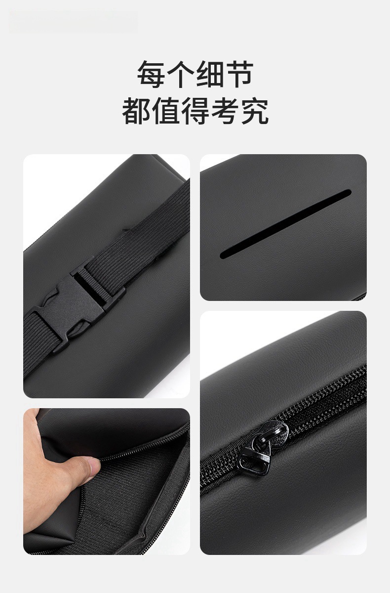 Car Tissue Box Strap-Type Car Tissue Bag Seat Back Armrest Box Car Tissue Box Cover Car Supplies