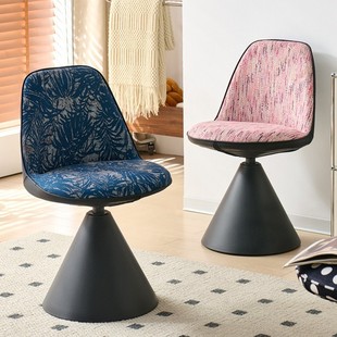 Italian Single Sofa Chair Makeup Chair Designer Simple Rotating Leisure Chair High-End Makeup Stool Light Luxury Single Chair