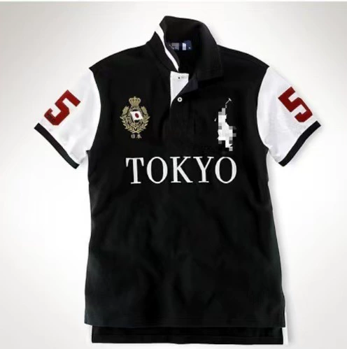 Summer Polo Shirt, Embroidered Short-Sleeve, Plus Sizes S–XXL, Leisure Casual