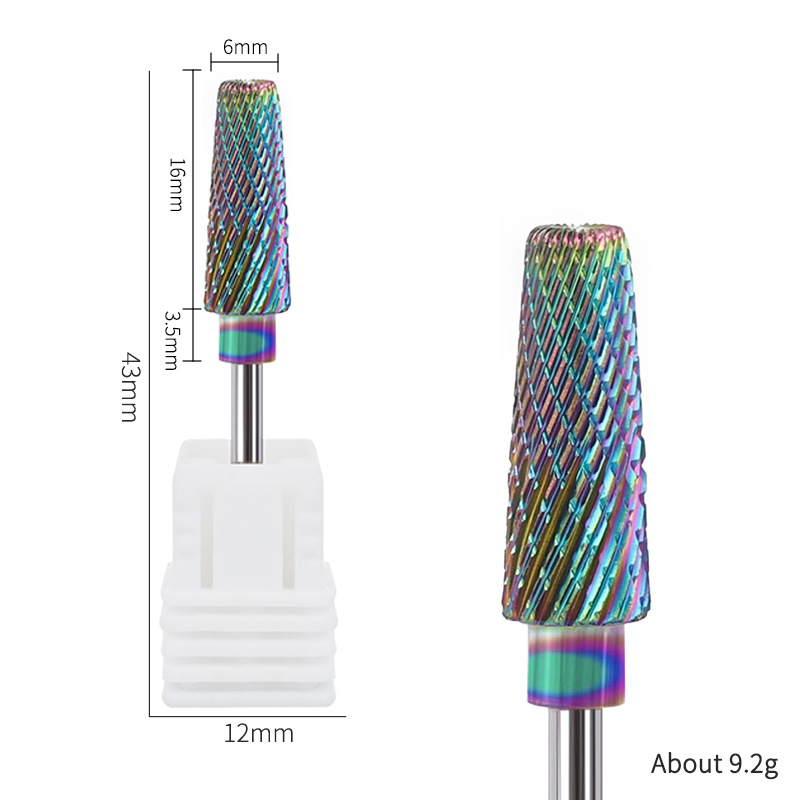 Cabeza de molienda de aleación de uñas de gama alta multifuncional combinación de dientes gruesos y delgados eliminación rápida de uñas de acero de tungsteno cabeza de molienda cinco en uno