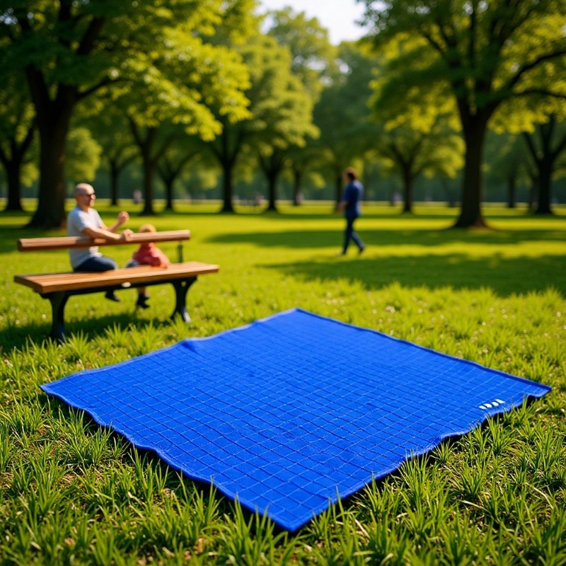 Cross-Border Inflatable Pvc Laminated Swimming Play Mattress Pool Water Mat Nylon Cloth Material Water Mat Seaside Cooling Mat