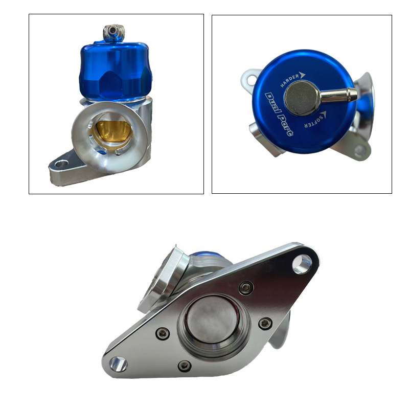 Car Modification Accessories Turbo Dual-Port Air Intake Pressure Relief Valve Suitable for Mazda Subaru Impreza Forester, Etc