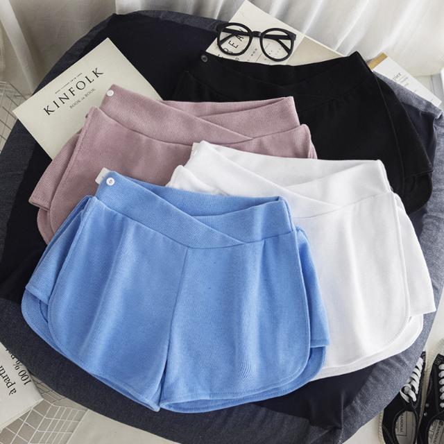 Maternity Shorts for Outdoor Wear, Low-Waist Trendy Summer Leggings, Belly Support Pants, Sports Pants, Casual Pants, Summer Fashion