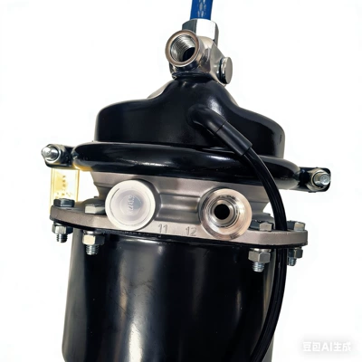 Steyr middle rod L=185, Beiben, Sinotruk heavy-duty truck, Shaanqi spring brake chamber brake sub-cylinder factory (Brake cylinder)