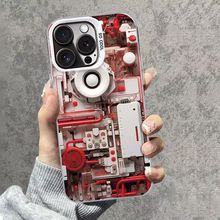 创意机械装置适用苹果16Pror手机壳iPhone17Promax新款15科技感14