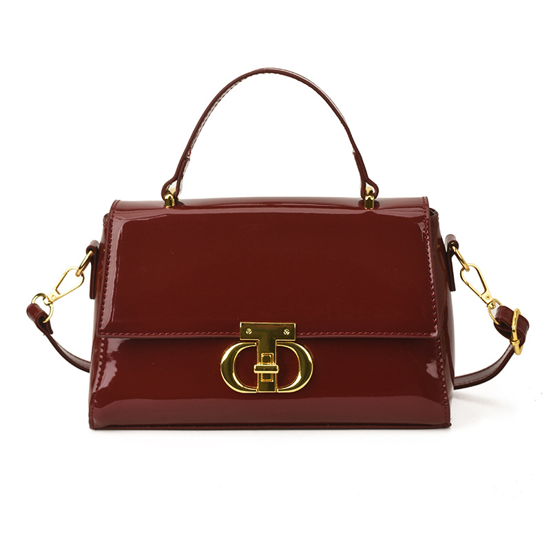 Hong Kong estilo retro bolso de mano de alto nivel, bolso de hombro de nicho retro, simple y versátil, bolso de lujo ligero y de moda.