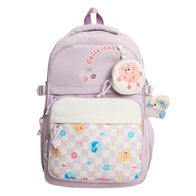 Mochila escolar de niñas de grado 3 a 6 mochila de gran capacidad 2025 mochila de viaje ligera de la escuela secundaria