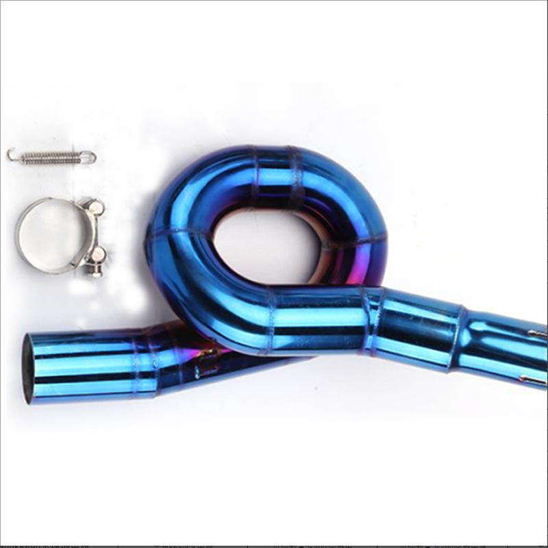 Modified Benelli Huanglong 300 Exhaust Pipe Middle Section Suitable for Benelli Bn302/Tnt300 51mm Interface