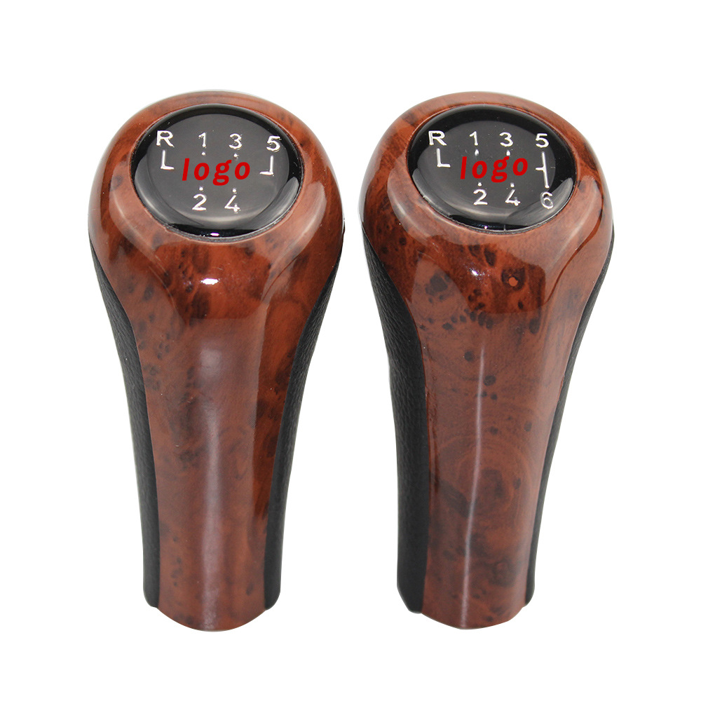 Foreign trade supply wood grain suitable for BMW gear head BMW shift dust cover 3-color shift lever handball