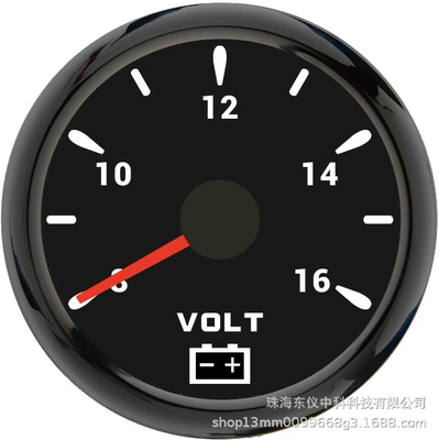 backlight 85mm0-200kmh — automobile instrument - voltmeter-black-background-with-black-edges