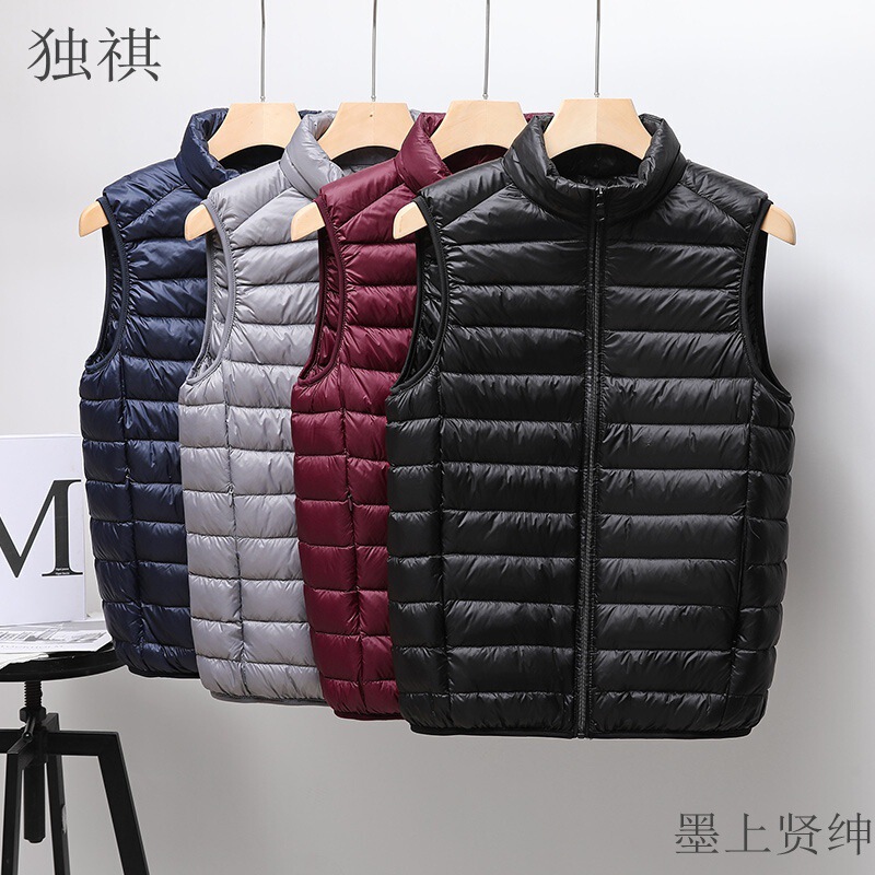 Clearance Tail Single Brand Down Cotton-padded Jacket Vest Men's Autumn and Winter Warm Loose plus size Vertical Collar Outer Wear Work Jacket Clearance Tail Single Brand Down Cotton-padded Jacket Vest Men's Autumn and Winter Warm Loose plus size Vertical Collar Outer Wear Work Jacket