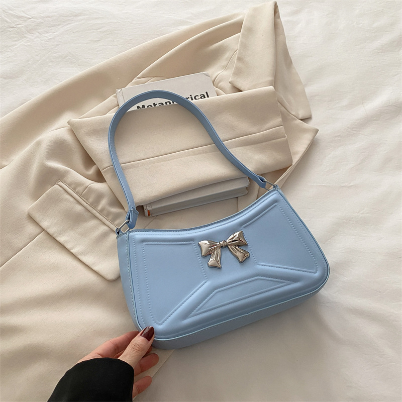Elegant Women's Shoulder Handbag With Bow Detail For Commuters_voghion.com