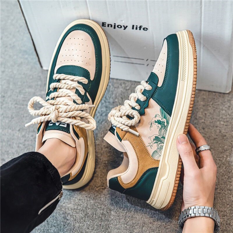 Men's Shoes 2025 New Summer Breathable German Training Sneakers Niche Hong Kong Style Sports Casual Versatile Trendy Shoes Autumn Men's Shoes 2025 New Summer Breathable German Training Sneakers Niche Hong Kong Style Sports Casual Versatile Trendy Shoes Autumn
