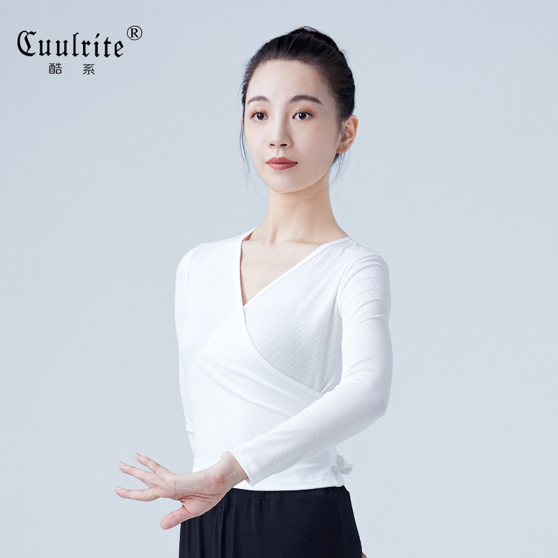 Ballet Clothing Adult Elegant Knitted Cross-Strap Sweater Jacket Autum Cardigan Classical Chinese Dance Clothing