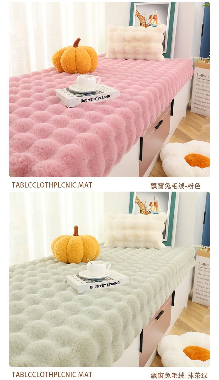 New Chinese Style Red Large Oversized Chair Cushion Imitation Cashmere Door Mat Living Room Decoration High-End Blue Opening Foot Carpet