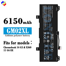 适用于惠普Chromebook 14 G5 X360/11 G6 EE耐用笔记本电池GM02XL