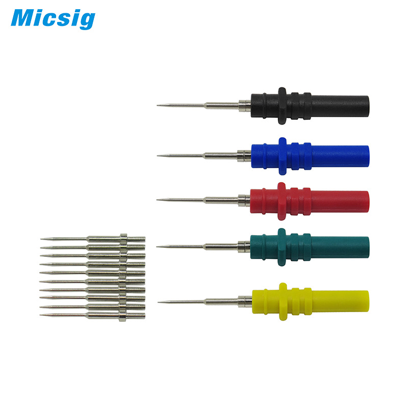 Micsig麦科信MS-A-007汽车维修刺针针刺套装组 多用途φ4香蕉插孔