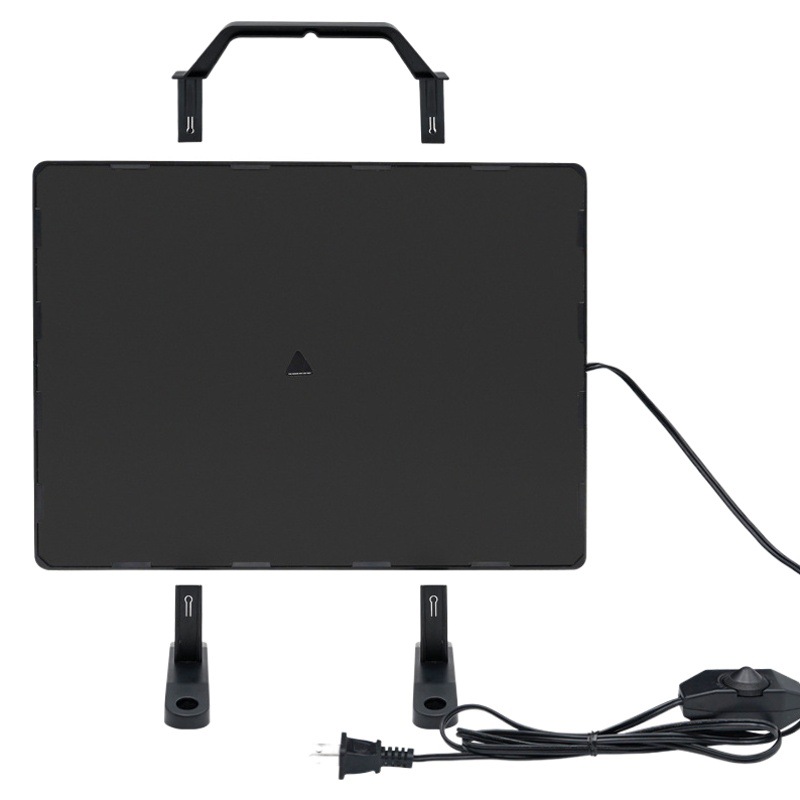 Calentador de calefacción de Casa de pollo Casa de perro mascota nido de pollo calefacción viento cálido calentador de cría de pollo granja de pollo placa de calefacción