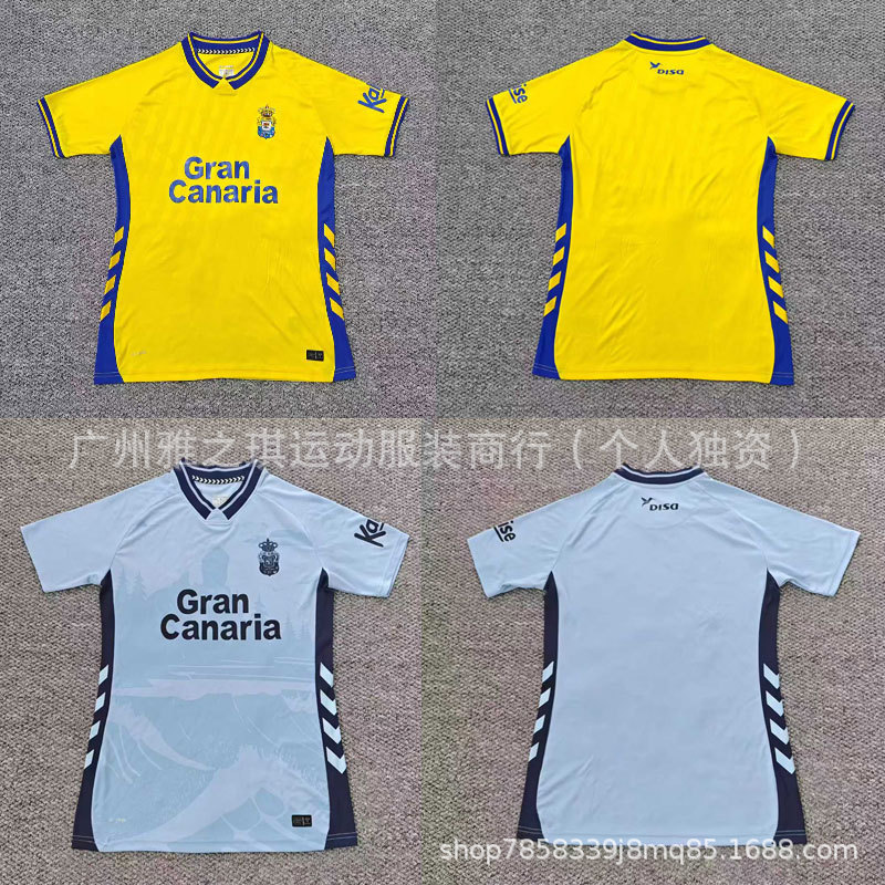 25-26 New Segunda Division Las Palmas Jersey Cardona Ramirez Fuster Cabra Football Uniform