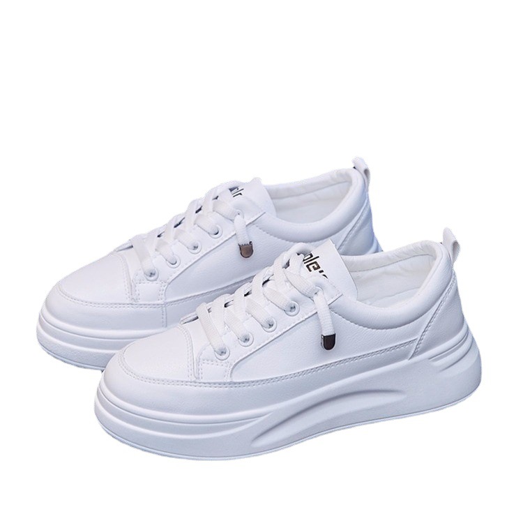 Witte platform sneakers voor dames casual skateschoenen_voghion.com