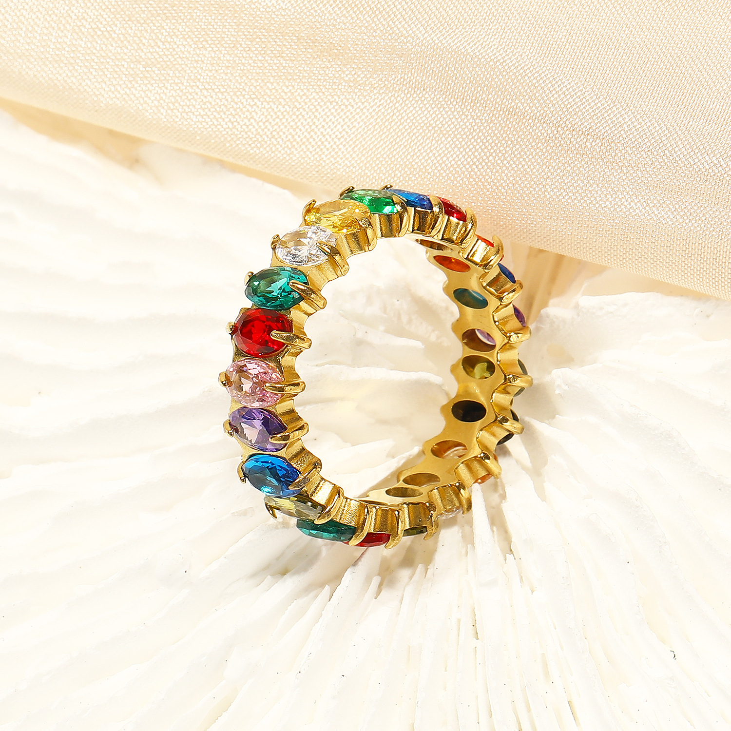 6g Weight Real Gold Plated Plating Material Rings Classification 10, 6, 7 Ring Size 1 Piece Quantity Holiday, Daily Occasion 304 Stainless Steel Material Geometric Pattern All Seasons Season Women's Gender Elegant, Simple Style Style Waterproof Non Tarnish Craft Real Gold Plated Geometric 304 Stainless Steel Elegant Simple Style Waterproof Non Tarnish Rings 17