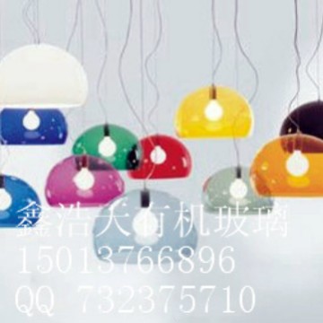 有机玻璃圆球，亚克力半球罩，灯罩，彩色球、装饰球