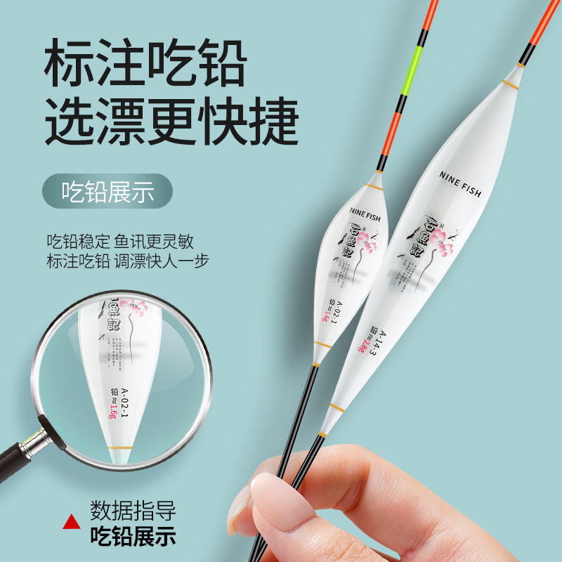 Nanometer High Sensitivity Wild Fishing Float Set for Crucian Carp and Catfish, High Sensitivity Thick and Bright Fishing Float, Wholesale