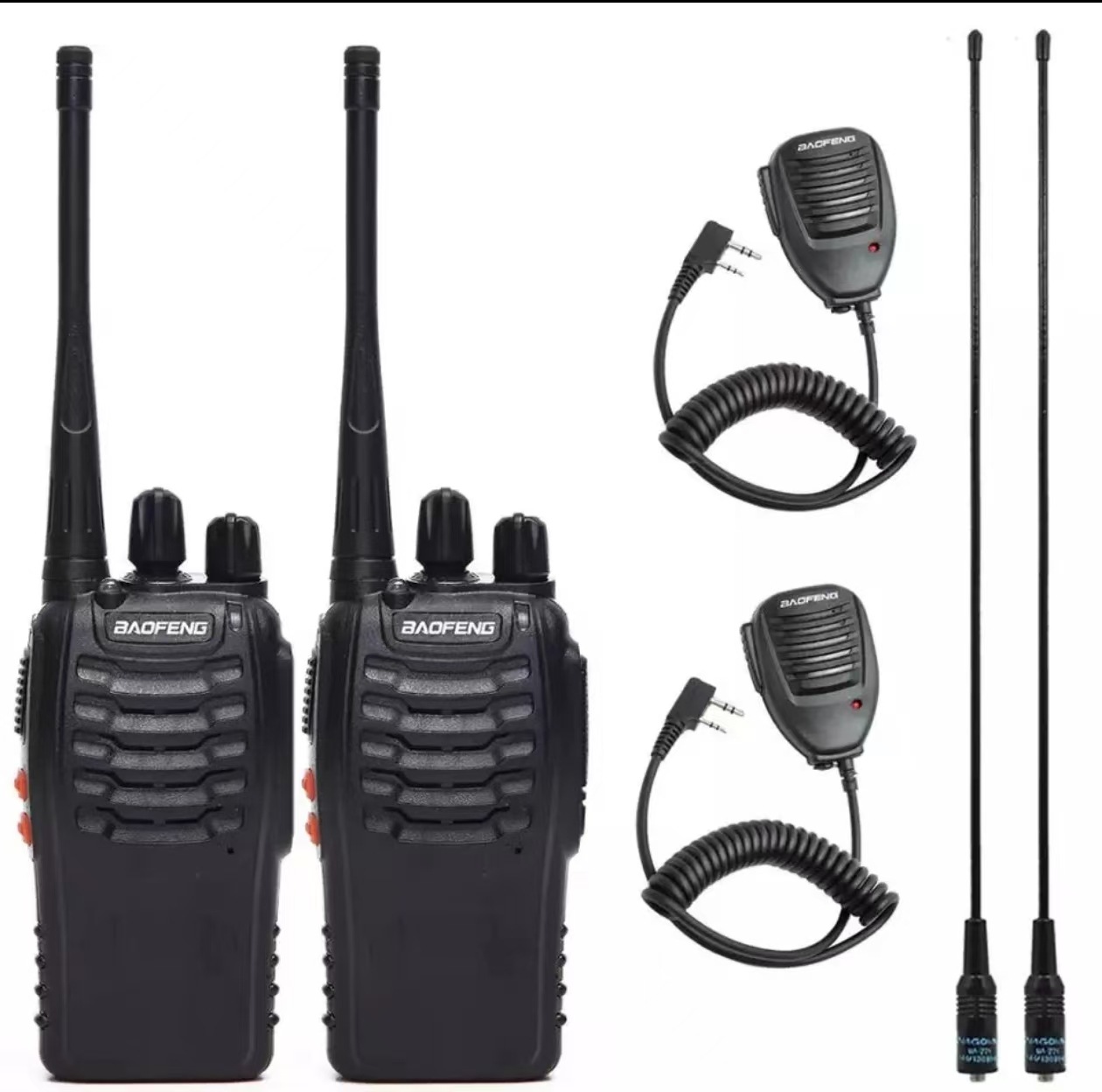 Walkie-Talkie Civil para Exteriores BF-888S, Baofeng Inalámbrico de Mano, Versión en Inglés para Comercio Exterior, Venta al Por Mayor del Fabricante