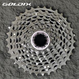Goldix New All-Steel Black One-Piece Flywheel 11S12-Speed Road Bicycle Hg Ultra-Light Transmission Flywheel