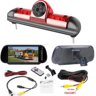 Vehicle camera, brake light vehicle-mounted AHD1080P - 7inch-special-rearview-mirror-reversing-camera