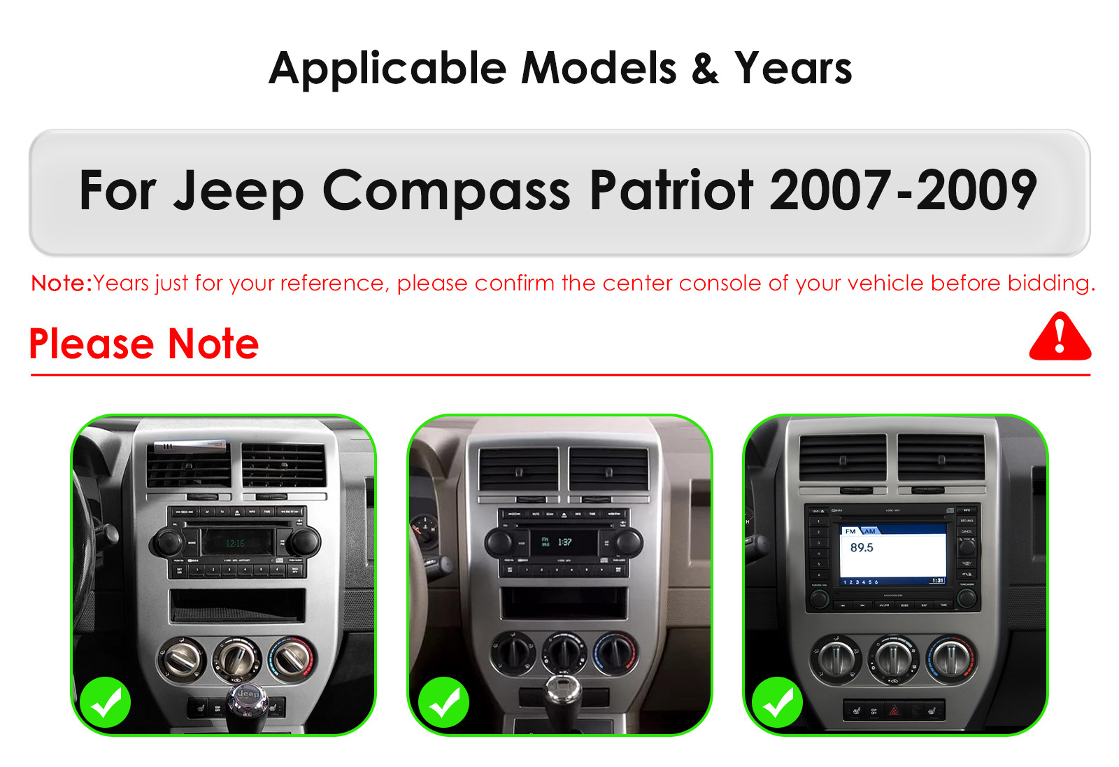 Suitable for Jeep Compass 07-09 Car Android Large-Screen Navigation System Gps All-In-One Device