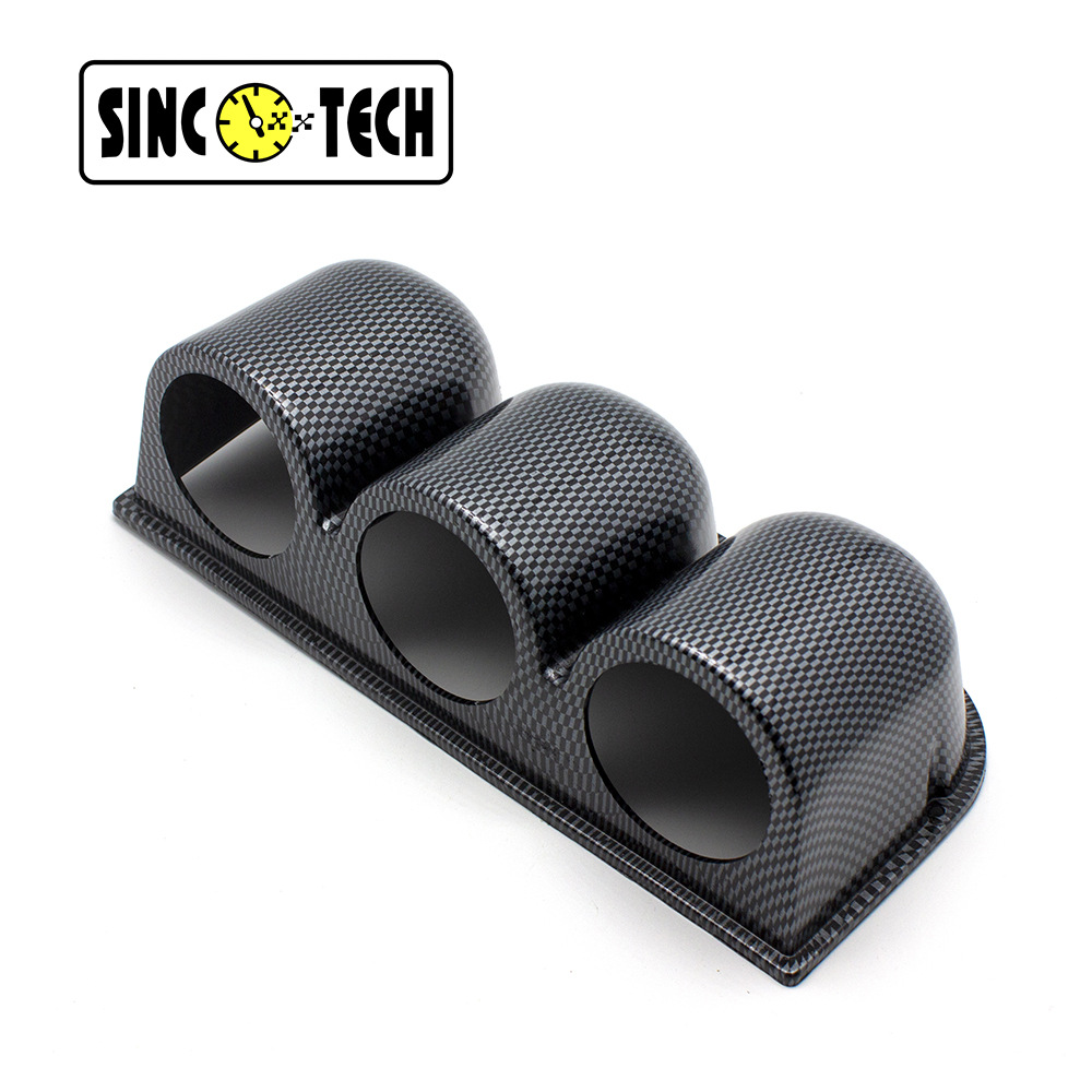 Car Instrument Modification Universal Single Hole Double Hole Three Hole Instrument Frame 52mm Triple Instrument Holder Instrument Cover