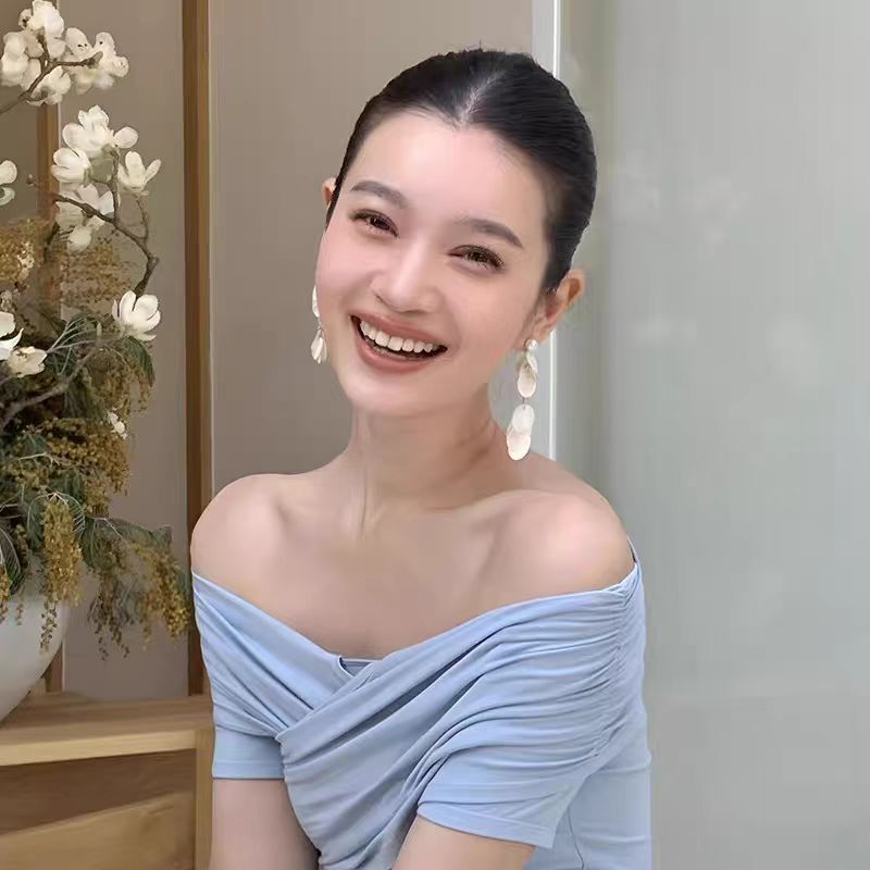 法式复古贝壳长款流苏珍珠耳环女新款独特小众设计高级感百搭耳饰|undefined