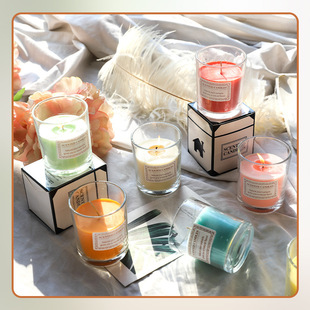 【father's day 618 afterglow】scented smokeless candles - soy wax & plant-based essential oils - gift box set