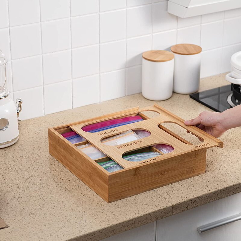 壁掛けキッチン用品ゴミ袋収納|undefined