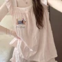 夏季爆款卡通甜美家居服