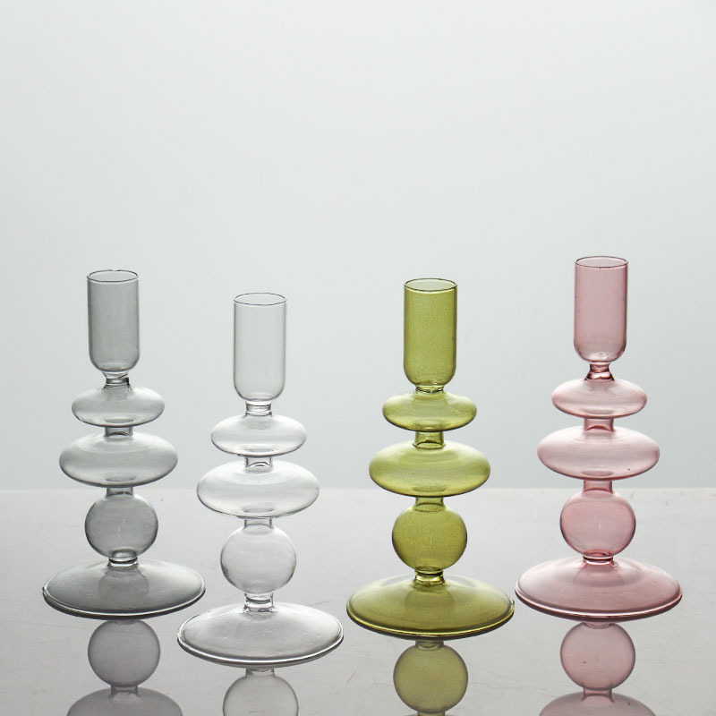 Directo de fábrica hogar Europeo retro candelabro de cristal simple casa romántica decoración adornos